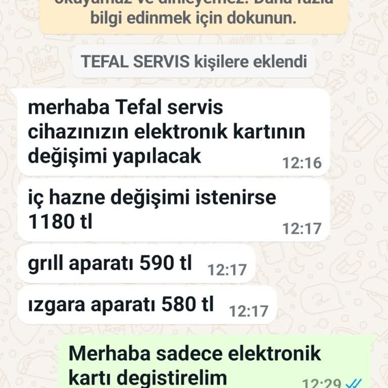 Tefal Airfryer Tamir Sürecinde Yaşanan Sorunlar