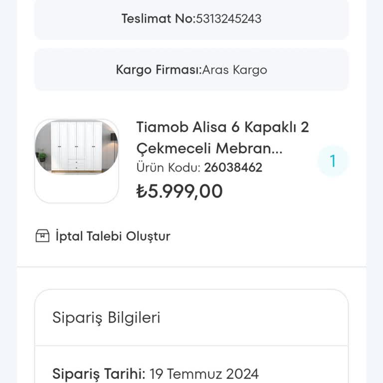 A101 Online Sitesinden Kargom Hala Gelmedi