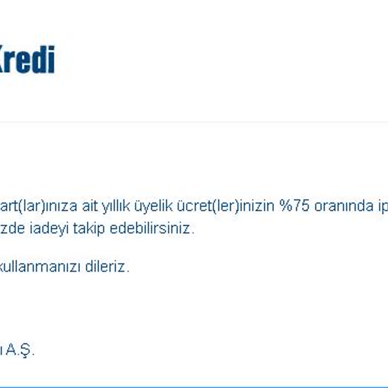 Yapı Kredi Kredi Aidatı İade Etmiyor
