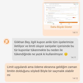 Trendyol Tarafıma Uygulanan 200 TL'lik Kuponu Vermiyor