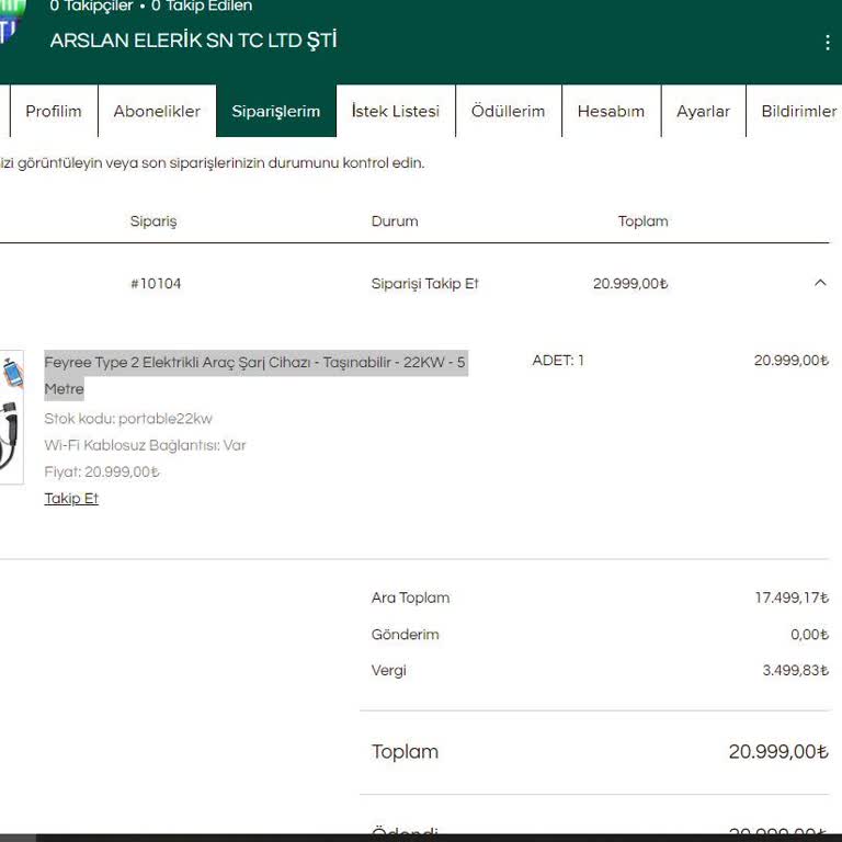 Feyree Arızalı Ürün Ayıplı Ürün