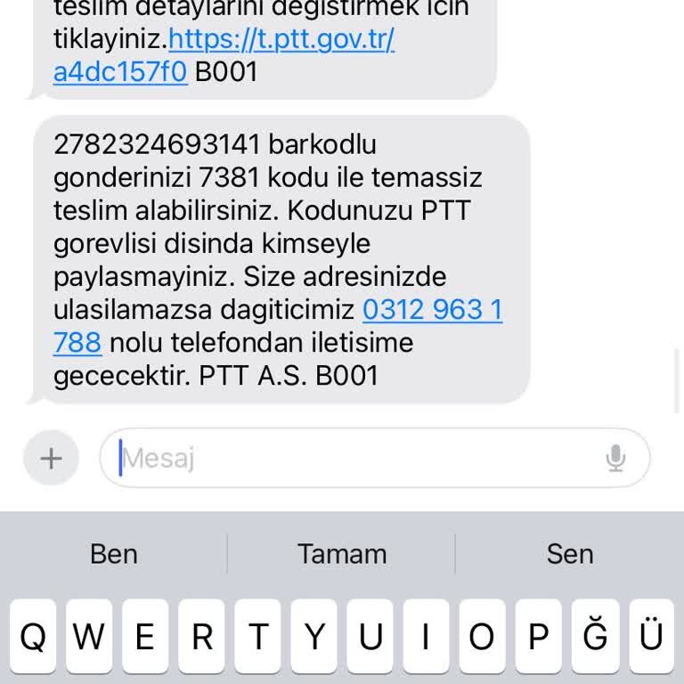 PTT Kargo PTT Kuryesinden Hakaret Şoku