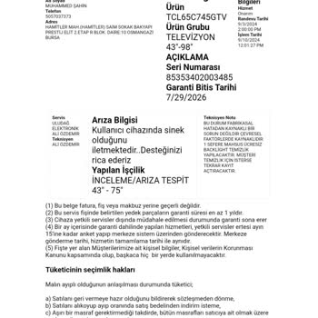 Media Markt, Bilkom TCL TV Sinek Sorunu