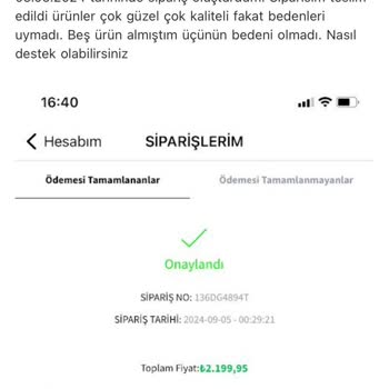 Butik Merve Aksoy Hesabından Dönüş Yapılmıyor