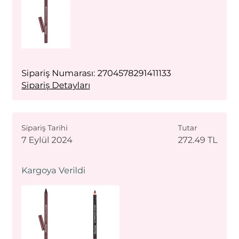 Flormar Siparişimi İptal Etti