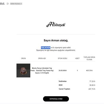 Misbaşak Sipariş Vermeden Oku! Tam Bir Fiyasko!