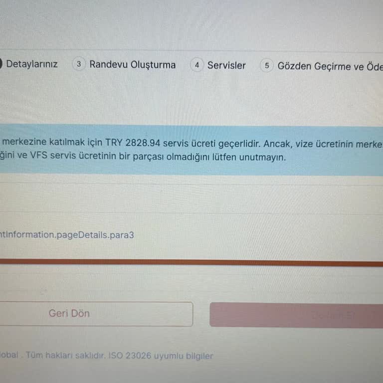 VFS Global OTP Problemi, Mesaj Gelmiyor