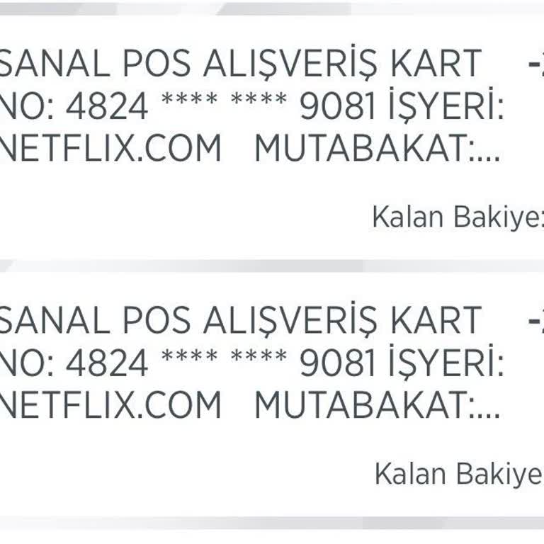Netflix Hesabımdan İzinsiz Para Çekimi