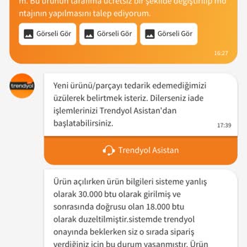 Trendyol Yanıltıcı Ürün Bilgisi Ve İlgisiz Müşteri Hizmetleri