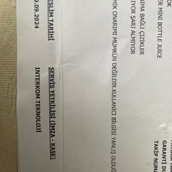 Trendyol İnterkom Teknol Servis, Namütenahi Biliş İnş. Ürününe Sahip Çıkmıyor