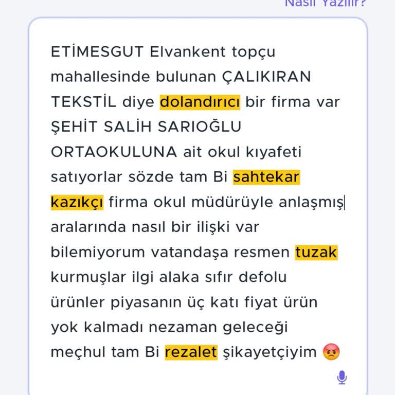 Çalıkıran Tekstil Etimesgut'ta Okul Kıyafeti Satışında Yaşanan Sorunlar