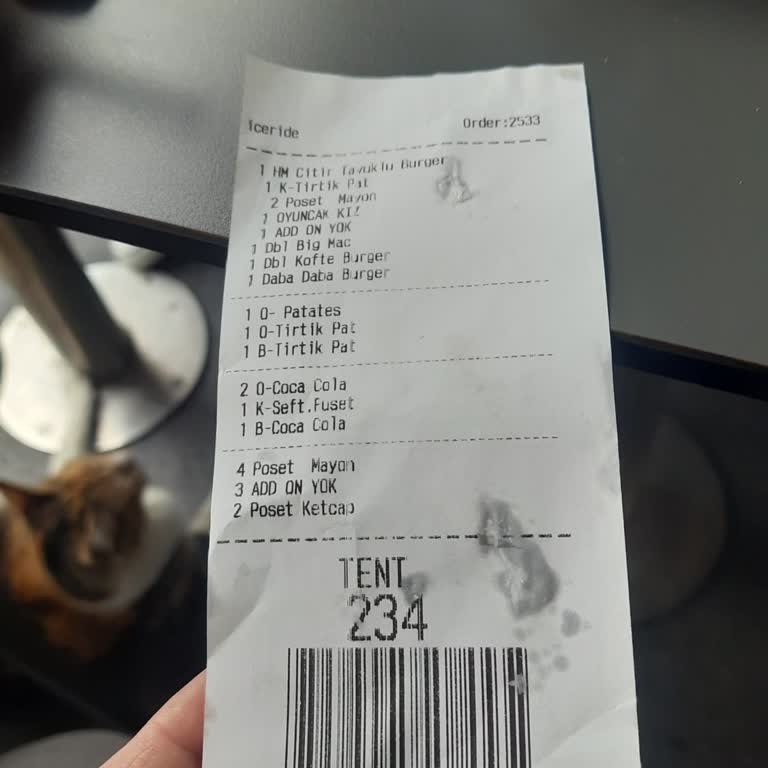 McDonald's Kıllı Hamburger Servisi