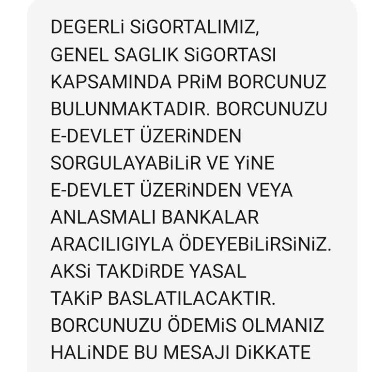 SGK Genel Sağlık Sigortası Zorunluluğu Ve Haksız Ödeme Talepleri