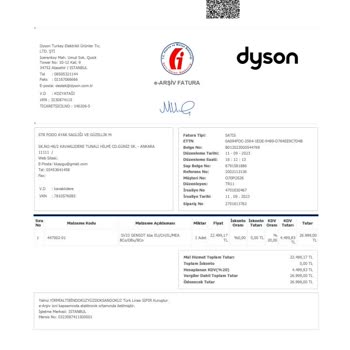 Dyson Para İle Verdiği Parçaya "bu Parça Garanti Kapsamında Değil"dedi