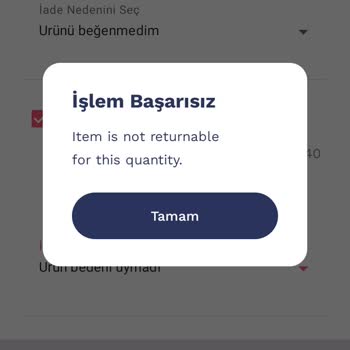 Penti Yalancı. İade Etmek İstemiyorlar.