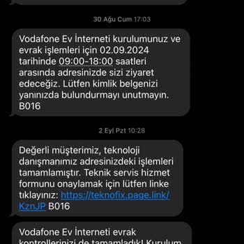 Vodafone Net İnternet Başvurusu Yaptığım Halde Kurulum Yapmadı