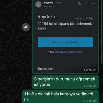 Reydeko Halı Siparişimi Teslim Etmiyor
