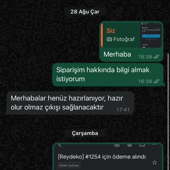 Reydeko Halı Siparişimi Teslim Etmiyor