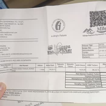 Fakir Handly Robotun İp Kısmı Bozuldu