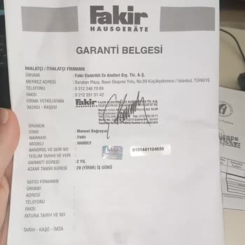 Fakir Handly Robotun İp Kısmı Bozuldu