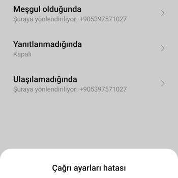 Turkcell Hattında Arama Yönlendirme Sorunu ve Uyarı Bildirimi Eksikliği