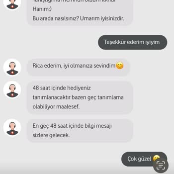 Vodafone'un Hediye İnternet Vaadini Yerine Getirmemesi
