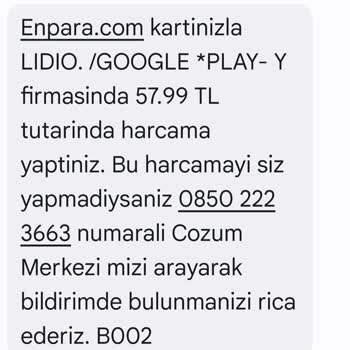 Enpara Youtube.com Premium Harcamasına Rağmen Kampanya Reddedildi