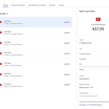 Enpara Youtube.com Premium Harcamasına Rağmen Kampanya Reddedildi