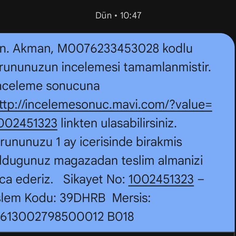 Mavi Markası Alınmaz