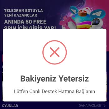 Setrabet Yetersiz Bakiye Hastası