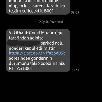 PTT Kargo Eve Gelmeden Evde Yoksun Diyen PTT