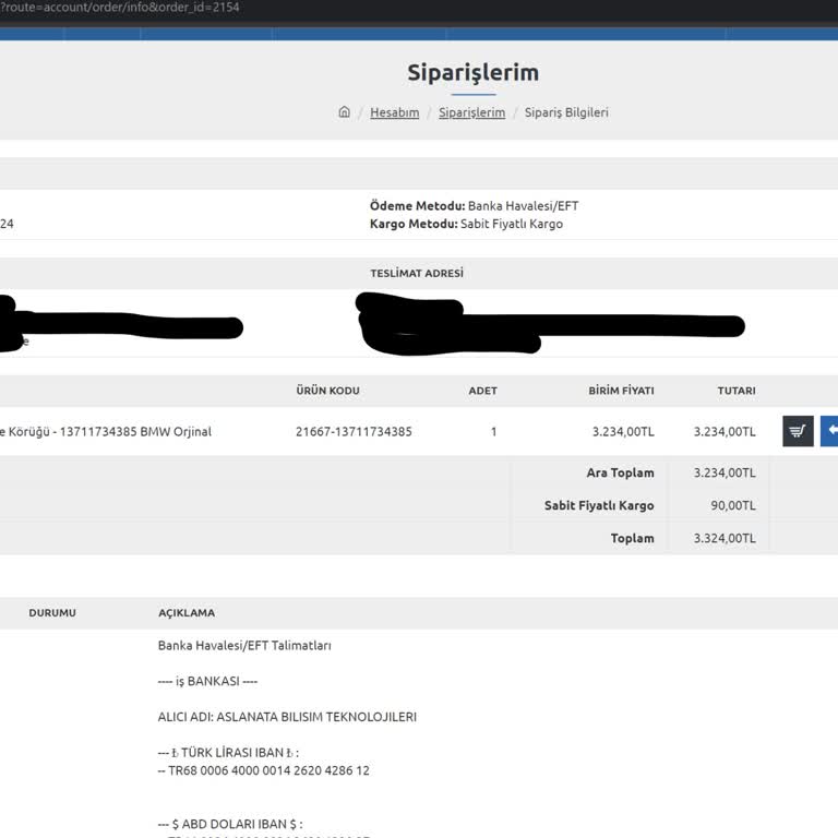 Bmwyedek.com Cevap Dahi Vermiyor