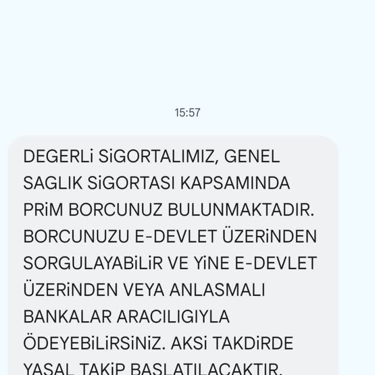 SGK Haksız GSS Borcu