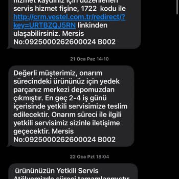 Vestel Müşterisini Veremediği Servis Hizmeti İle Mağdur Etti