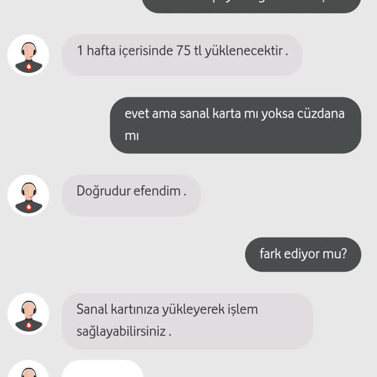 Vodafone Pay Hediye Para Verilmedi