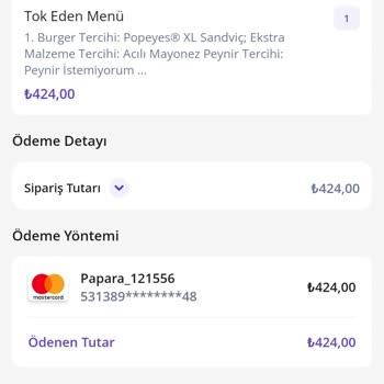Popeyes Fazla Para Çekti