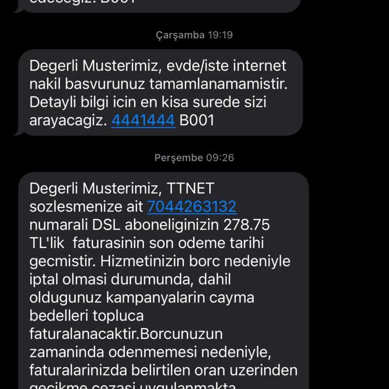 Türk Telekom Ev İnterneti Kullanmadığım Halde Fatura Ödüyorum