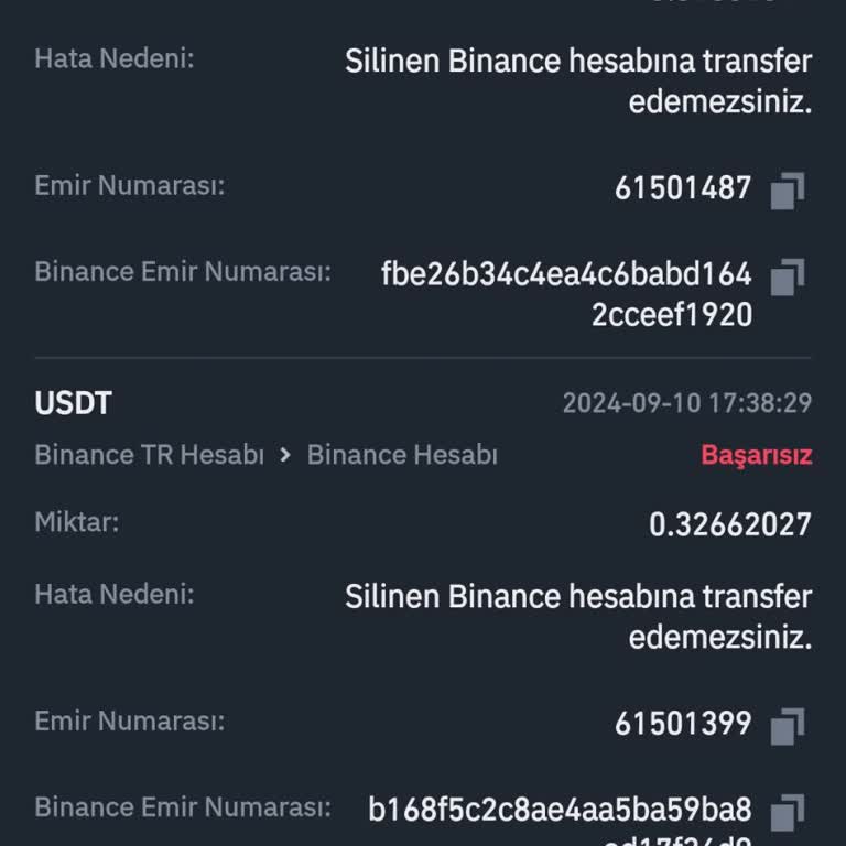 Binance Hesabım İle Binance TR Hesabım Eşleşmiyor