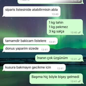 Sönmezler Hatay Yöresel Ürünler Sönmezler Yöresel Paraları Alıp Ürün Göndermiyor