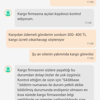 Dolap /Sürat Kargo Siparişimin Tarafıma Teslim Edilmedi