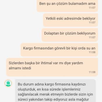 Dolap /Sürat Kargo Siparişimin Tarafıma Teslim Edilmedi