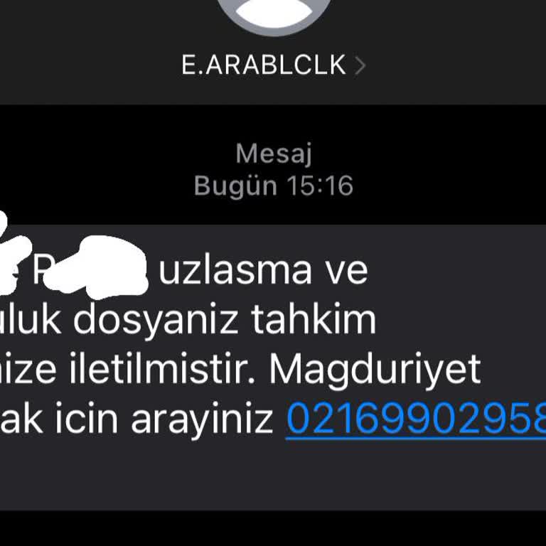 E.ARABLCLK (SMS) E. Arablclk Şikayet