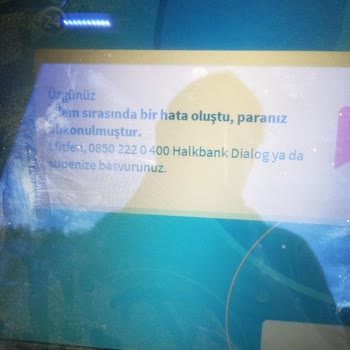 Halkbank ATM Parayı Yuttu