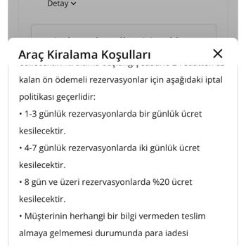 Enuygun Araç Kiralama İptal Ücreti Yatırmıyor