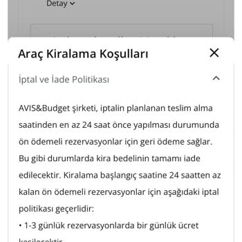 Enuygun Araç Kiralama İptal Ücreti Yatırmıyor