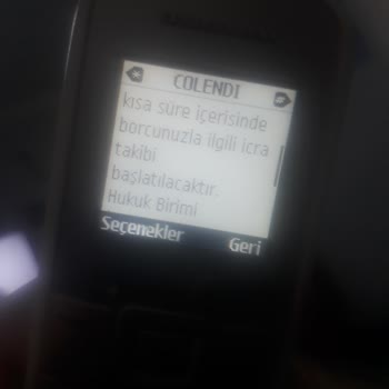 Colendi Yanlış Borç Bildirimi