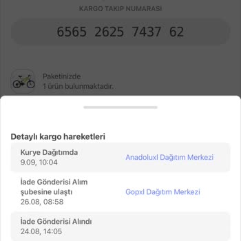 hepsiJET Hepsiburada İade Edilen Ürün Sorunu