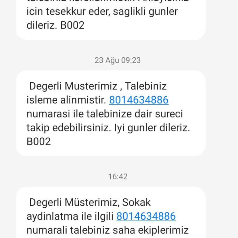ADM Elektrik Dağıtım Muğla Sokak Lambası Arızası Çözülmedi
