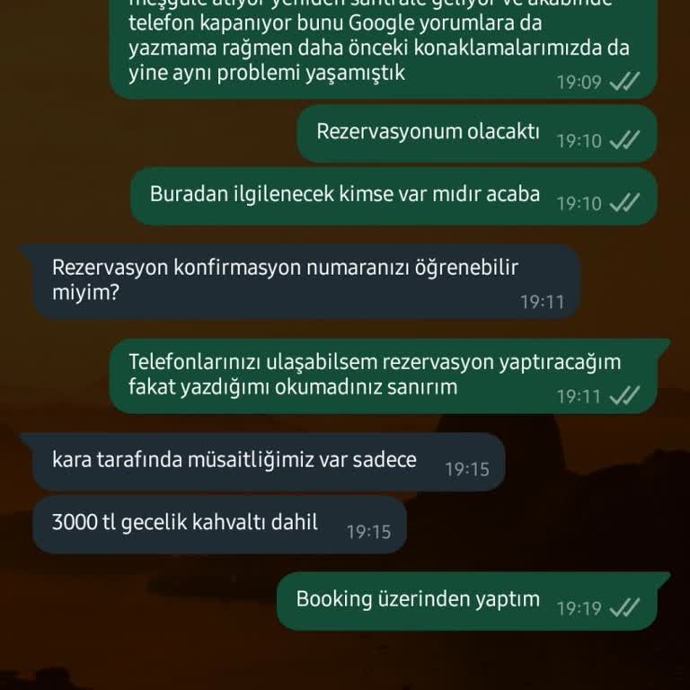 Green Park Pendik Rezervasyon Problemi