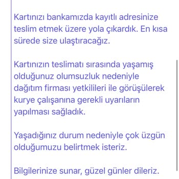 İş Bankası Kredi Kartı Teslimatı